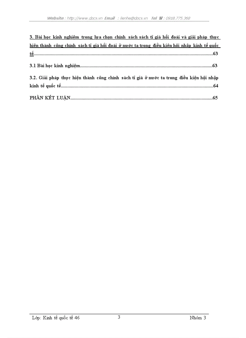 image for page Sự lựa chọn chính sách tỷ giá của các quốc gía bài học cho Việt Nam