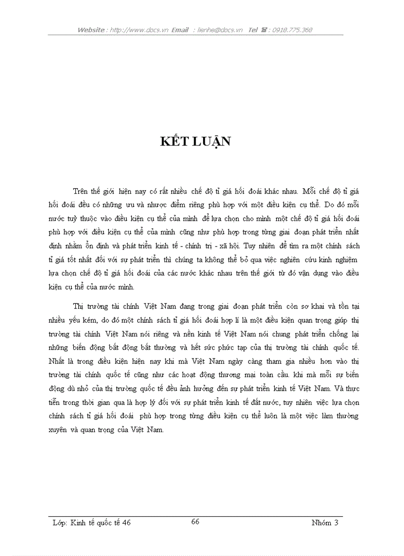 image for page Sự lựa chọn chính sách tỷ giá của các quốc gía bài học cho Việt Nam