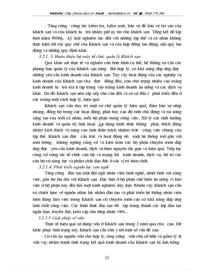 image for page 1số giải pháp nhằm nâng cao lợi nhuận của Khách sạn Phương Nam