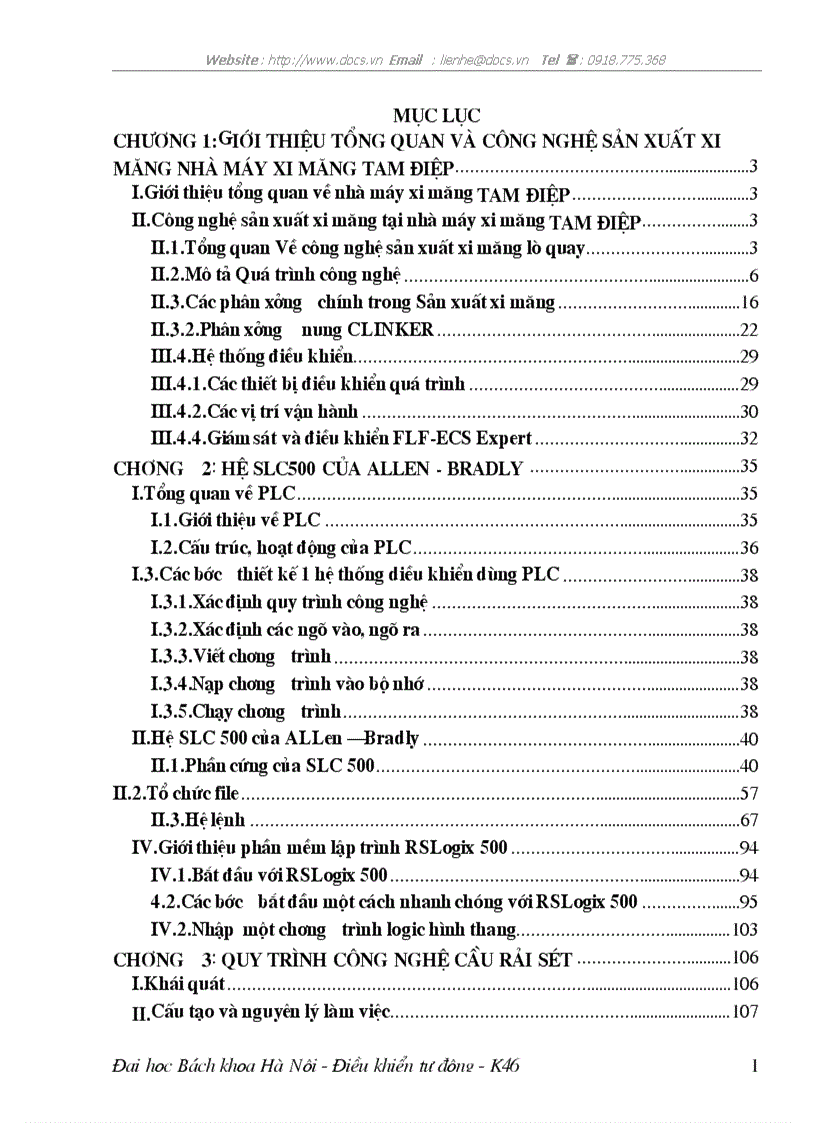 image for page Hệ SLC 500 của Allen bradly quy trình công nghệ cầu rải sét chương trình điều khiển đối tượng cầu rải