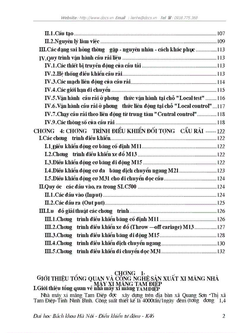 image for page Hệ SLC 500 của Allen bradly quy trình công nghệ cầu rải sét chương trình điều khiển đối tượng cầu rải