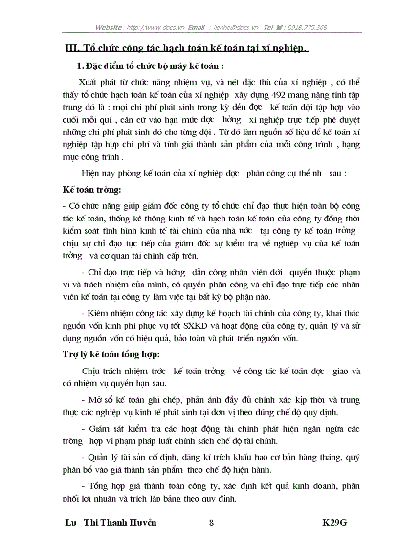 image for page Kế toán tập hợp chi phí sản xuất và tính giá thành sản phẩm ở xí nghiệp xây dựng 492