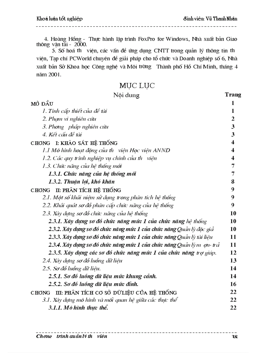 image for page Xây dựng hệ thống thông tin quản lý tài liệu sách báo trong thư viện Học viện An ninh Nhân dân