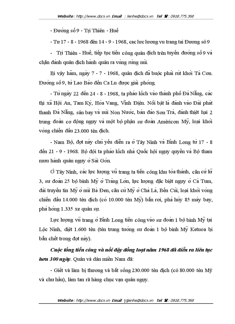 image for page Cuô c tô ng tâ n công va nô i dâ y Tê t Mâ u Thân 1968 Y nghi a va ba i ho c li ch sư