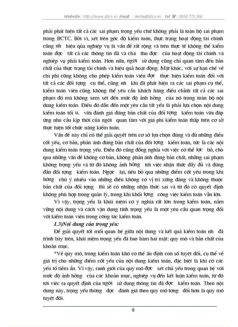 image for page Hoàn thiện quy trình đánh giá trọng yếu và rủi ro trong giai đoạn lập kế hoạch kiểm toán BCTC tại Công ty Kiểm toán Việt Nam