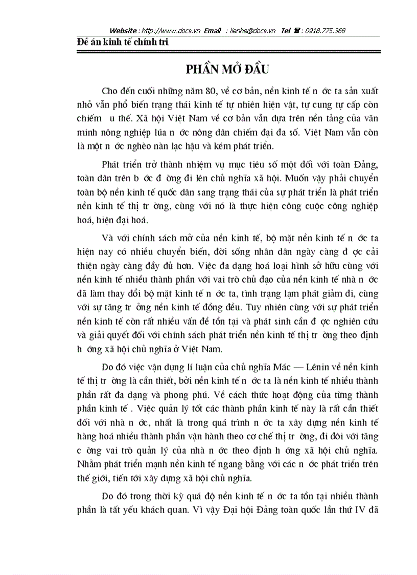 image for page Vận dụng lí luận của chủ nghĩa Mác Lênin về nền kinh tế thị trường