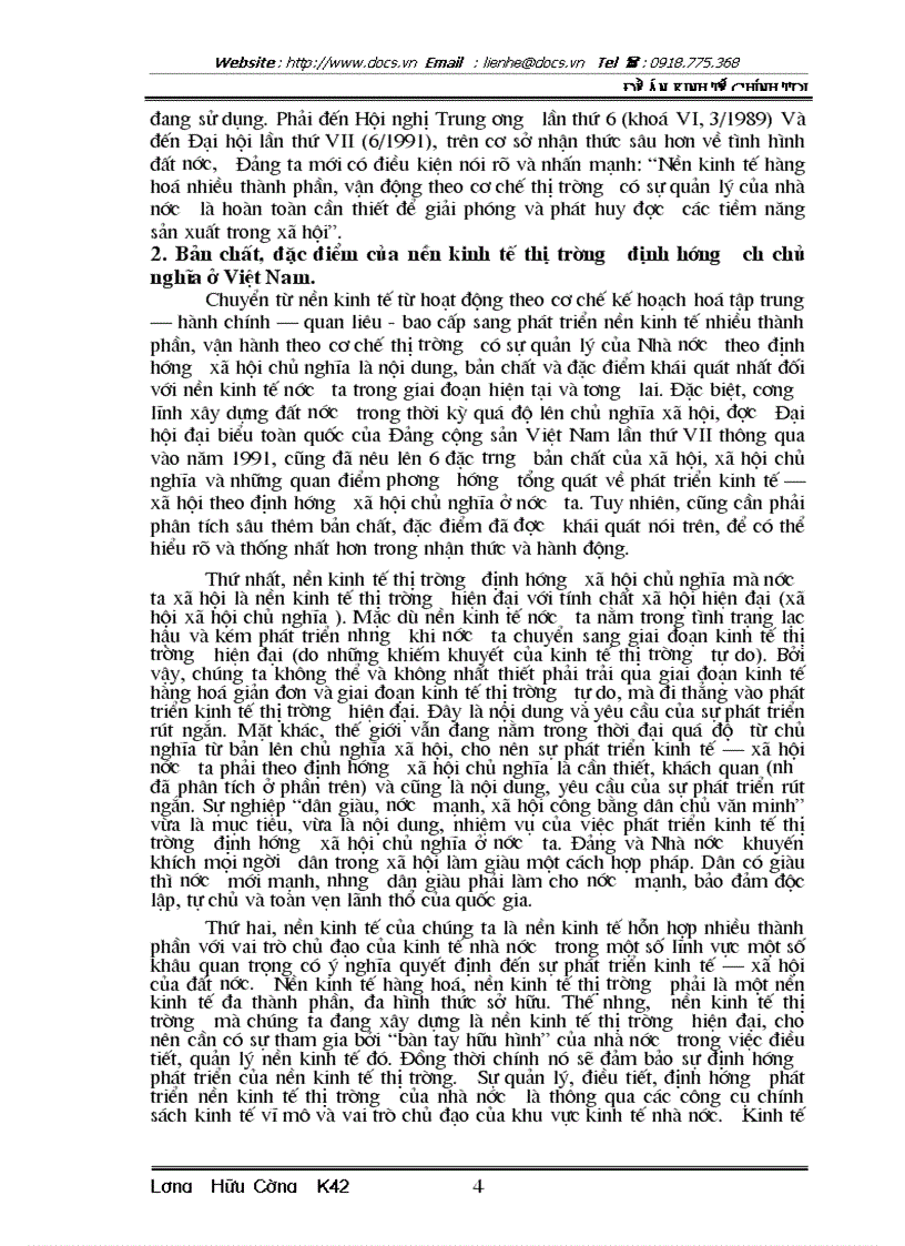 image for page Phân tích tính tất yếu khách quan đặc điểm của kinh tế thị trường định hướng XHCN ở Việt Nam và các giải pháp để phát triển nó