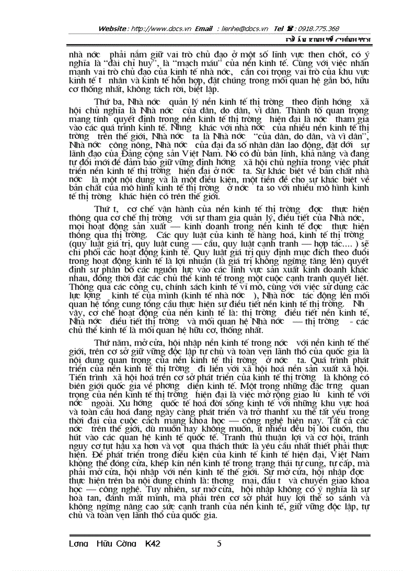 image for page Phân tích tính tất yếu khách quan đặc điểm của kinh tế thị trường định hướng XHCN ở Việt Nam và các giải pháp để phát triển nó