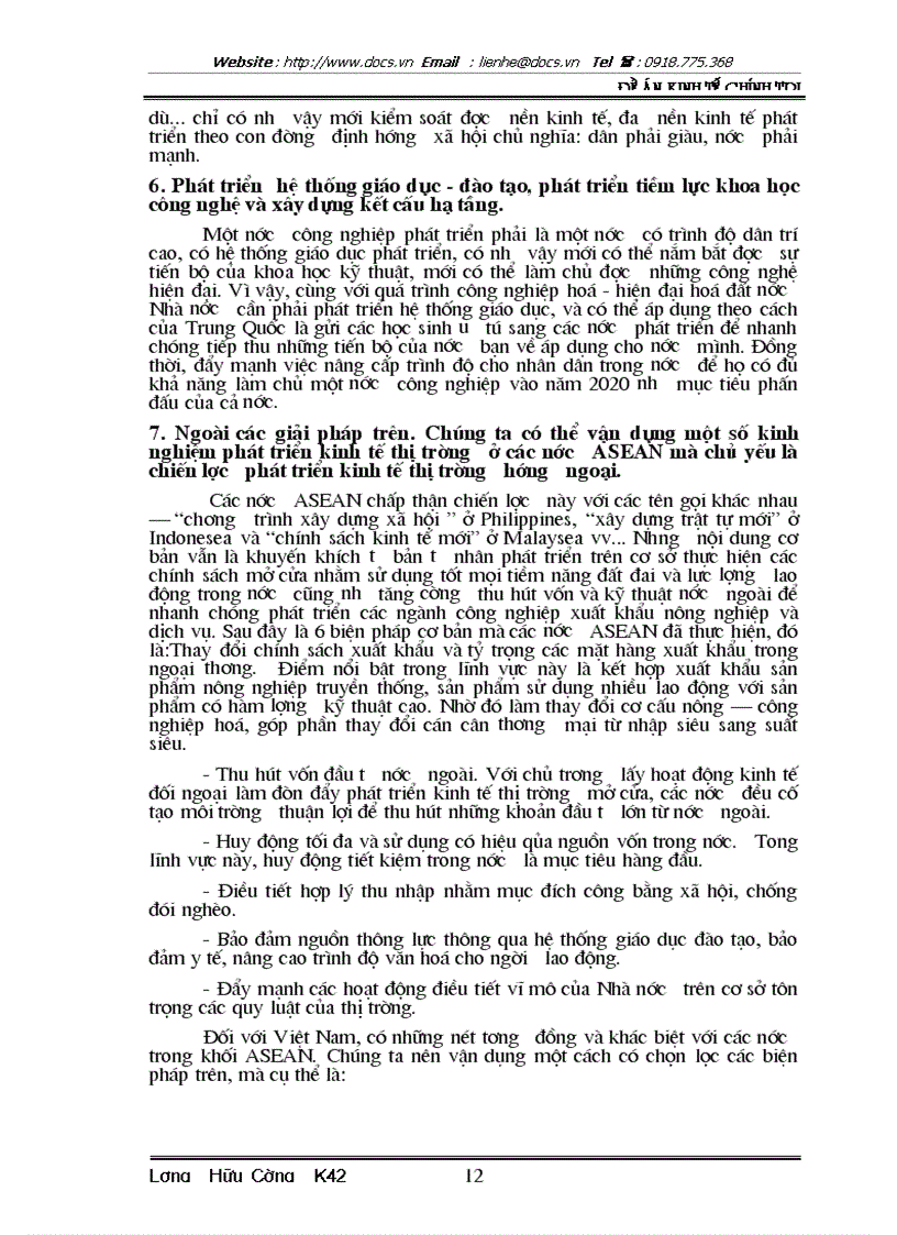 image for page Phân tích tính tất yếu khách quan đặc điểm của kinh tế thị trường định hướng XHCN ở Việt Nam và các giải pháp để phát triển nó