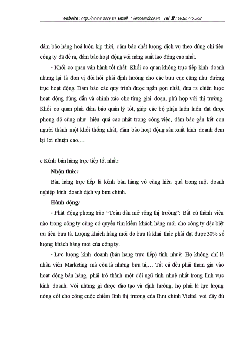 image for page Giải pháp nâng cao khả năng cạnh tranh của Công ty TNHH Nhà nước một thành viên Bưu chính Viettel