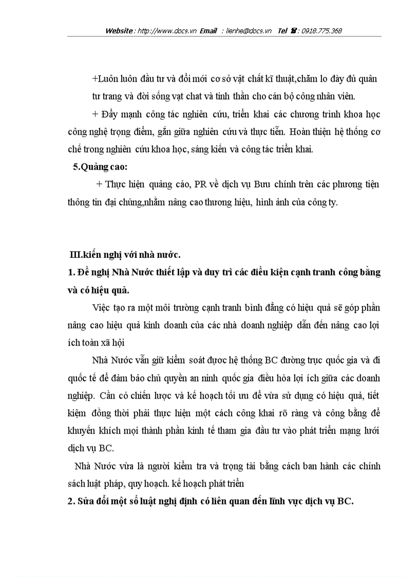 image for page Giải pháp nâng cao khả năng cạnh tranh của Công ty TNHH Nhà nước một thành viên Bưu chính Viettel