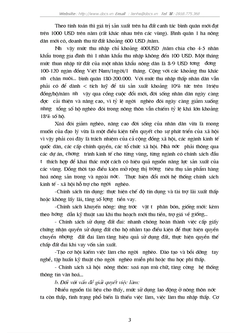 image for page Phương hướng đổi mới và hoàn thiện chính sách ruộng đất trong nông nghiệp nông thôn Việt Nam trong giai đoạn 2006 2010