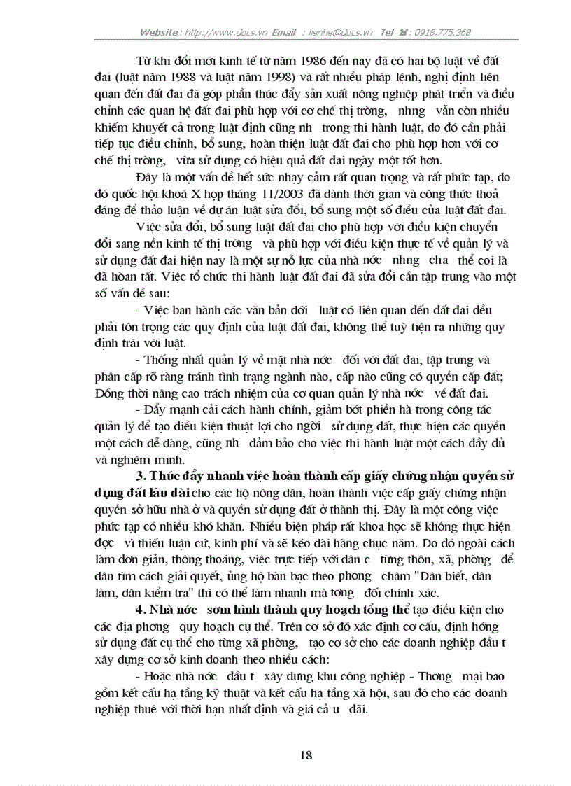 image for page Phương hướng đổi mới và hoàn thiện chính sách ruộng đất trong nông nghiệp nông thôn Việt Nam trong giai đoạn 2006 2010