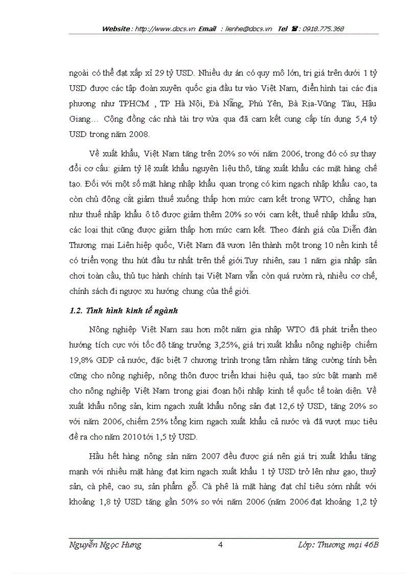 image for page Thúc đẩy xuất khẩu hàng nông sản của các địa phương và Thành phố thực trạng và giải pháp