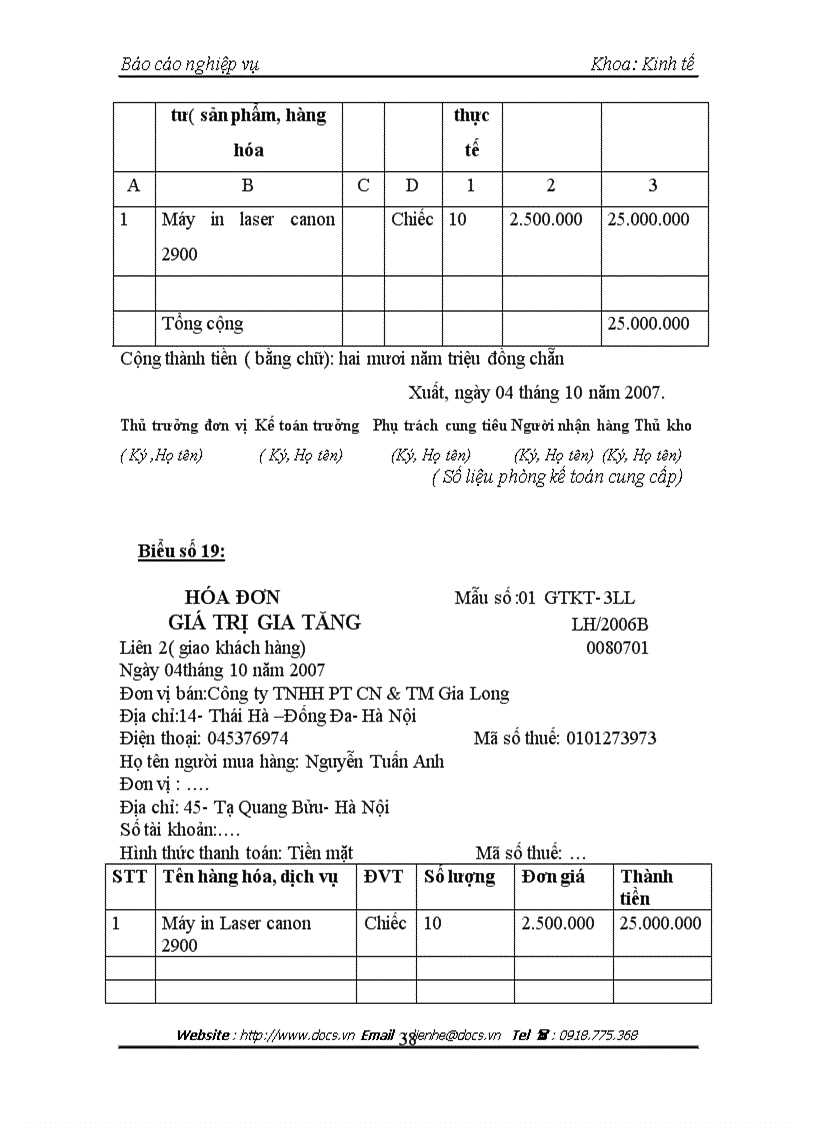 image for page Kế toán lưu chuyển hàng hóa và xác định kết quả tiêu thụ hàng hóa của công ty TNHH phát triển và công nghệ Gia Long
