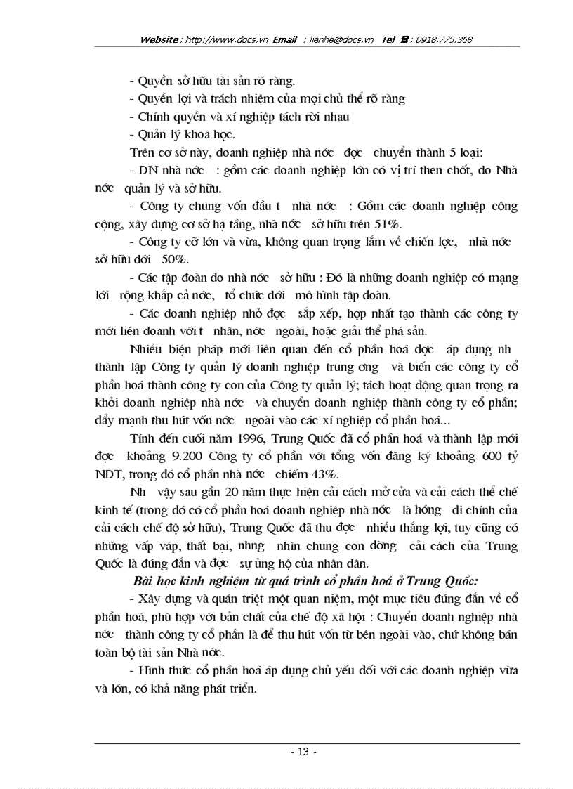 image for page Cổ phần hoá doanh nghiệp nhà nước trên địa bàn Hà Nội