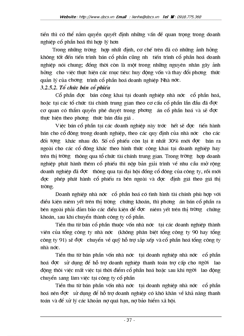 image for page Cổ phần hoá doanh nghiệp nhà nước trên địa bàn Hà Nội