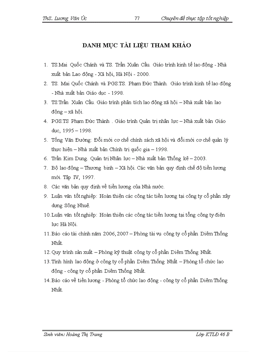 image for page Hoàn thiện công tác tiền lương tại công ty cổ phần Diêm Thống Nhất