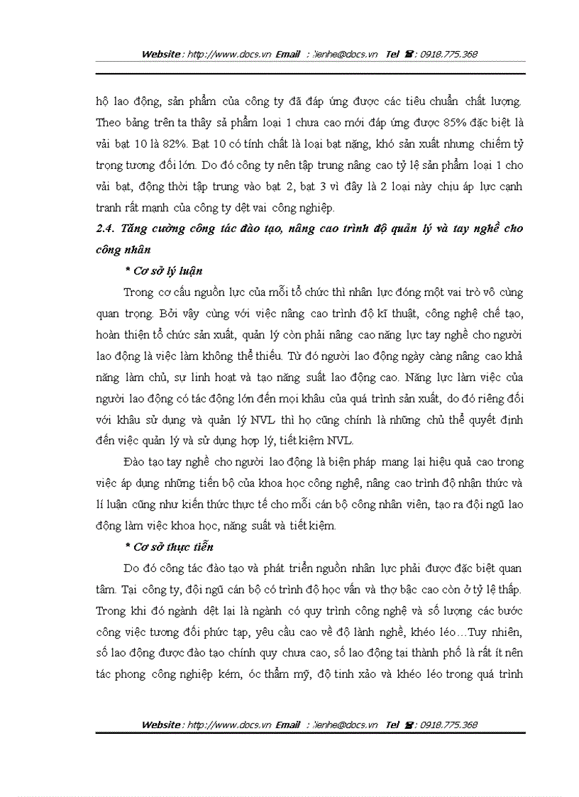 image for page Hoàn thiện công tác cung ứng nguyên vật liệu tại công ty Trách nhiệm hữu hạn nhà nước một thành viên Dệt 19 5 Hà Nội