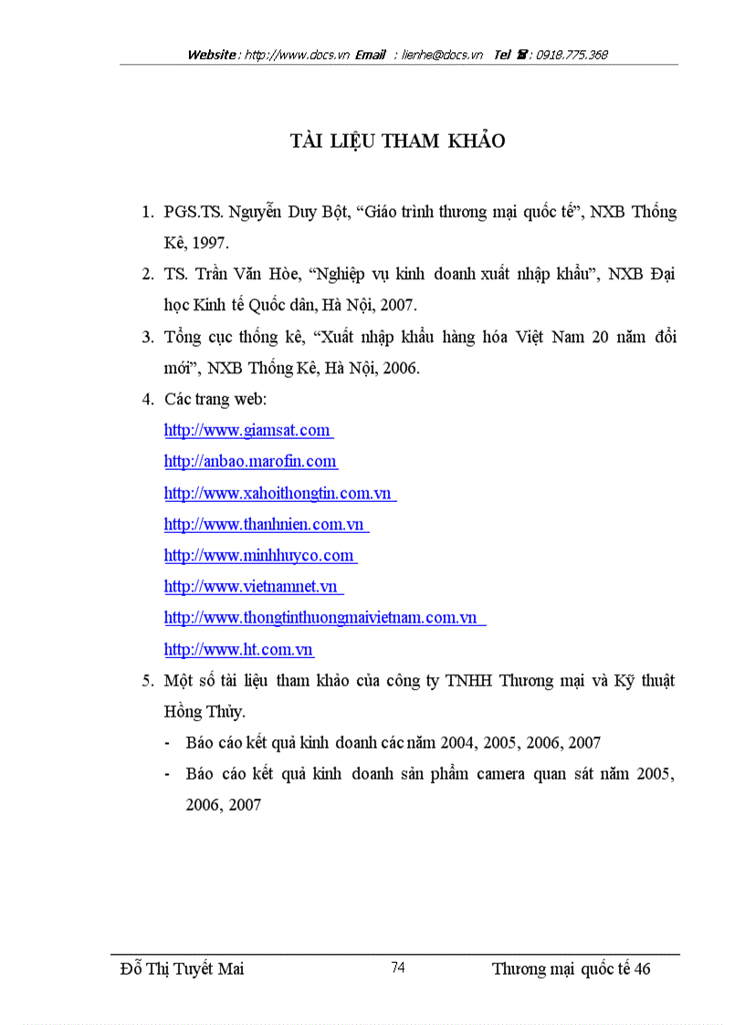 image for page Giải pháp phát triển thị trường bán camera an ninh của công ty THNH Thương mại và Kỹ thuật Hồng Thủy