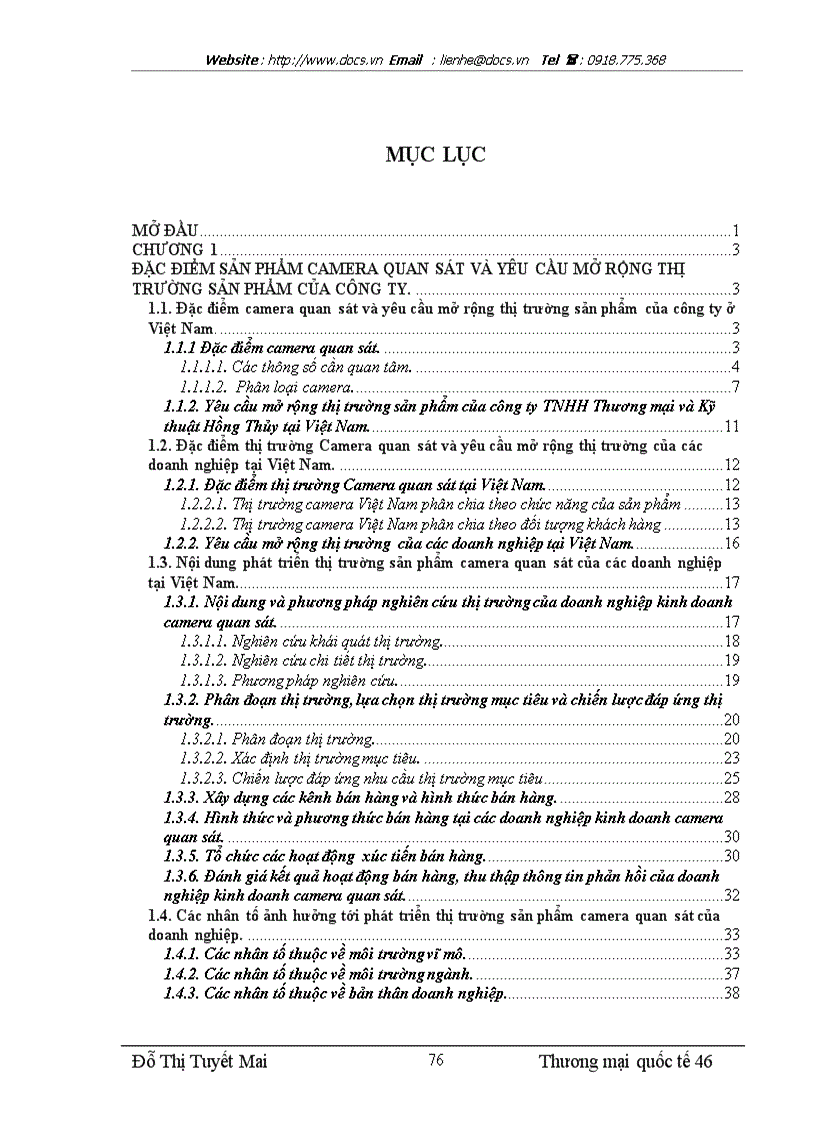 image for page Giải pháp phát triển thị trường bán camera an ninh của công ty THNH Thương mại và Kỹ thuật Hồng Thủy