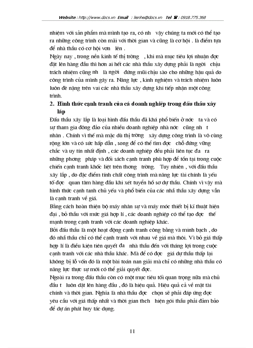 image for page Thực trạng và giải pháp nhằm nâng cao sức cạnh tranh trong đấu thầu ở công ty xây dựng công trình giao thông 873