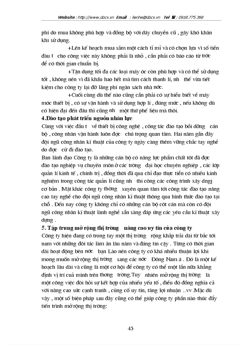 image for page Thực trạng và giải pháp nhằm nâng cao sức cạnh tranh trong đấu thầu ở công ty xây dựng công trình giao thông 873