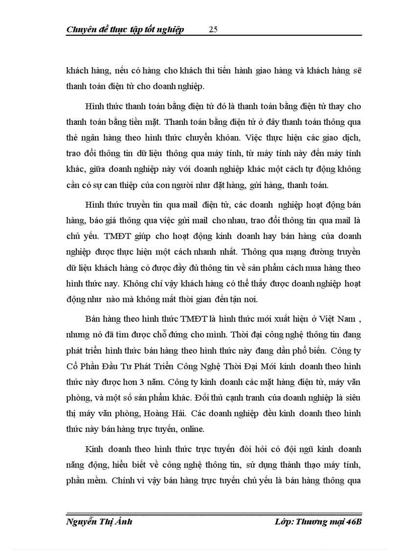 image for page Hoạt động bán hàng của công ty cổ phần đầu tư phát triển công nghệ thời đại mới Thực trạng và giái pháp