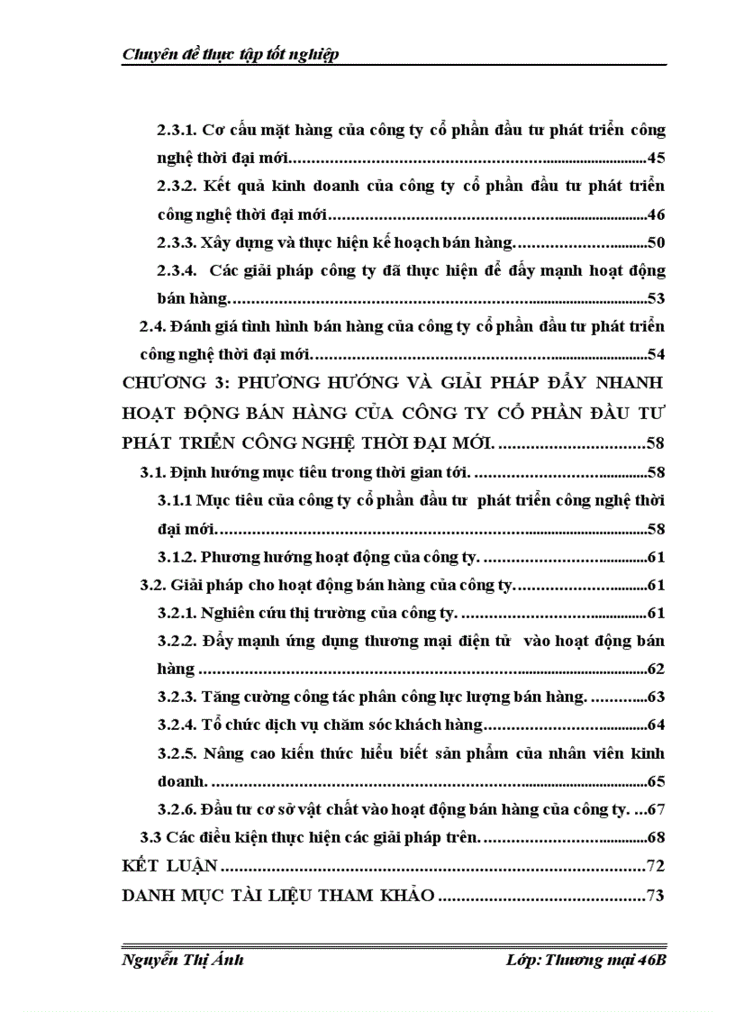 image for page Hoạt động bán hàng của công ty cổ phần đầu tư phát triển công nghệ thời đại mới Thực trạng và giái pháp