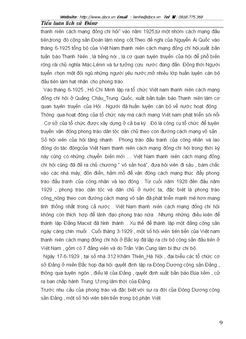 image for page Lịch sử thành lập Đảng cộng sản Việt Nam