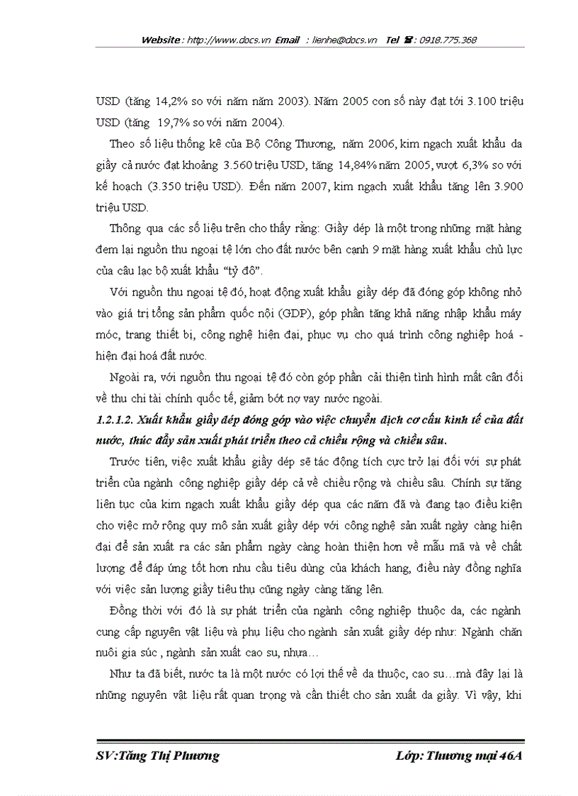 image for page Hoạt động xuất khẩu giầy sang thị trường EU của công ty TNHH một thành viên giầy Thượng Đình Thực trạng và giải pháp thúc đẩy