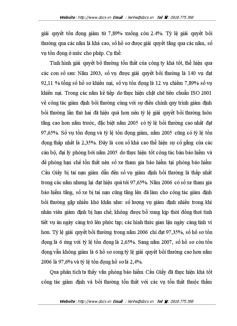 image for page Thực trạng và giải pháp nhằm nâng cao hiệu quả hoạt động của nghiệp vụ bảo hiểm vật chất xe cơ giới tại phòng bảo hiểm Cầu Giấy công ty bảo hiểm HN