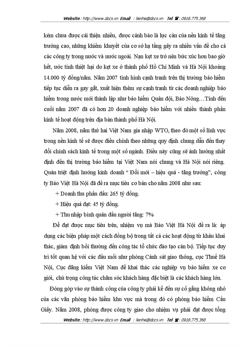 image for page Thực trạng và giải pháp nhằm nâng cao hiệu quả hoạt động của nghiệp vụ bảo hiểm vật chất xe cơ giới tại phòng bảo hiểm Cầu Giấy công ty bảo hiểm HN