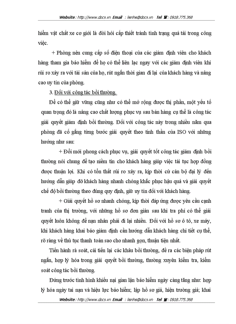 image for page Thực trạng và giải pháp nhằm nâng cao hiệu quả hoạt động của nghiệp vụ bảo hiểm vật chất xe cơ giới tại phòng bảo hiểm Cầu Giấy công ty bảo hiểm HN