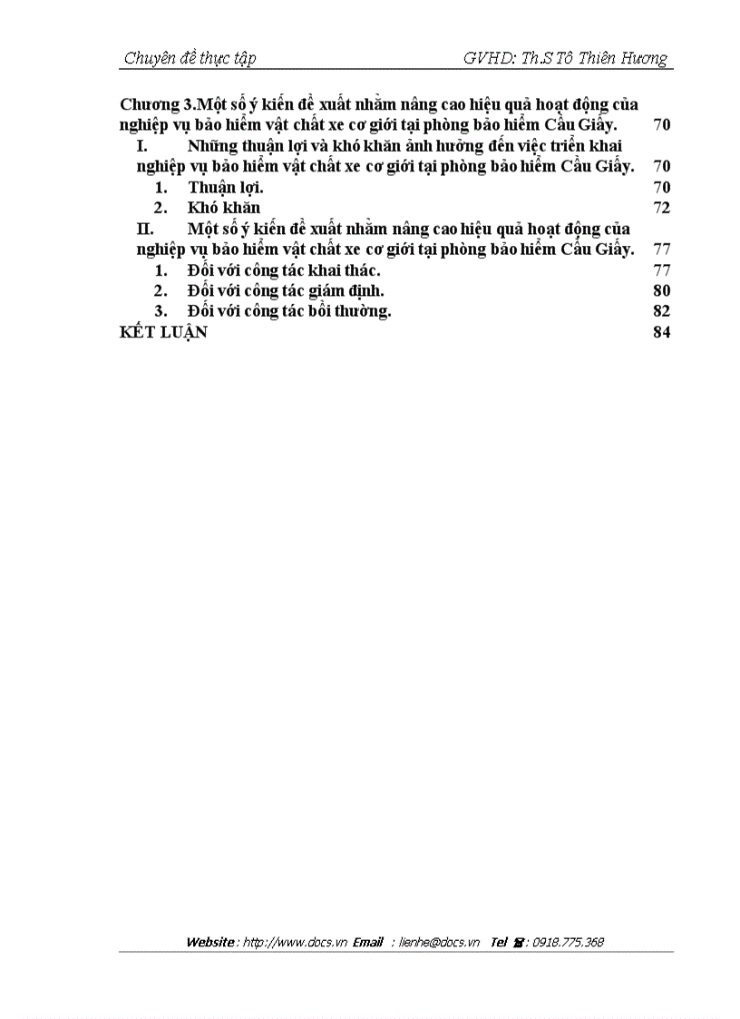 image for page Thực trạng và giải pháp nhằm nâng cao hiệu quả hoạt động của nghiệp vụ bảo hiểm vật chất xe cơ giới tại phòng bảo hiểm Cầu Giấy công ty bảo hiểm HN