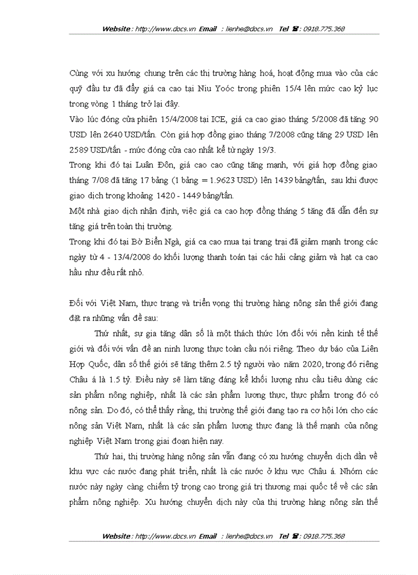 image for page Phương hướng và giải pháp phát triển xuất khẩu hàng nông sản của Việt Nam trong hội nhập WTO