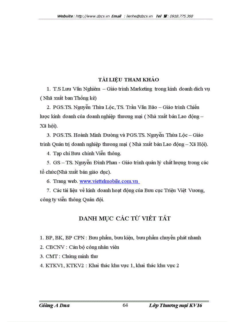 image for page Một số giải pháp nhằm nâng cao chất lượng dịch vụ Bưu chính Viettel tại Bưu cục Triệu Việt Vương thuộc Tổng công ty Viễn thông Quân đội