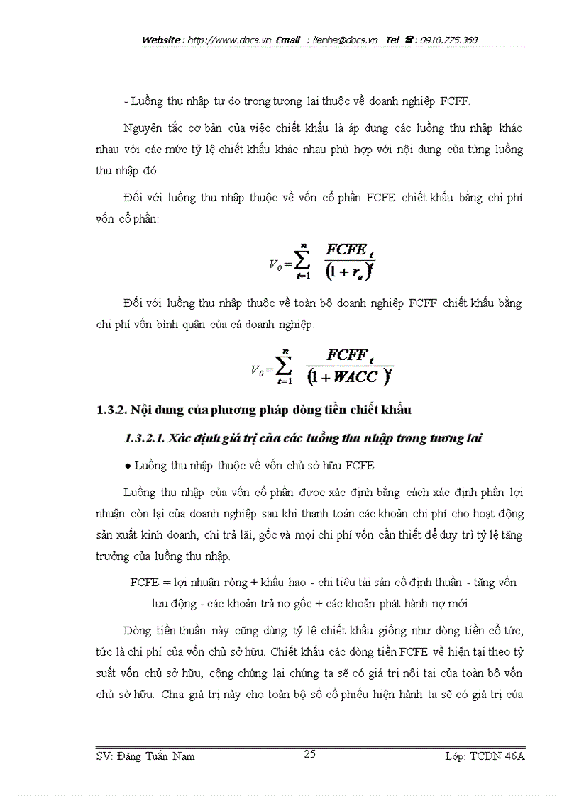 image for page Áp dụng phương pháp dòng tiền chiết khấu trong xác định giá trị doanh nghiệp tại Việt Nam