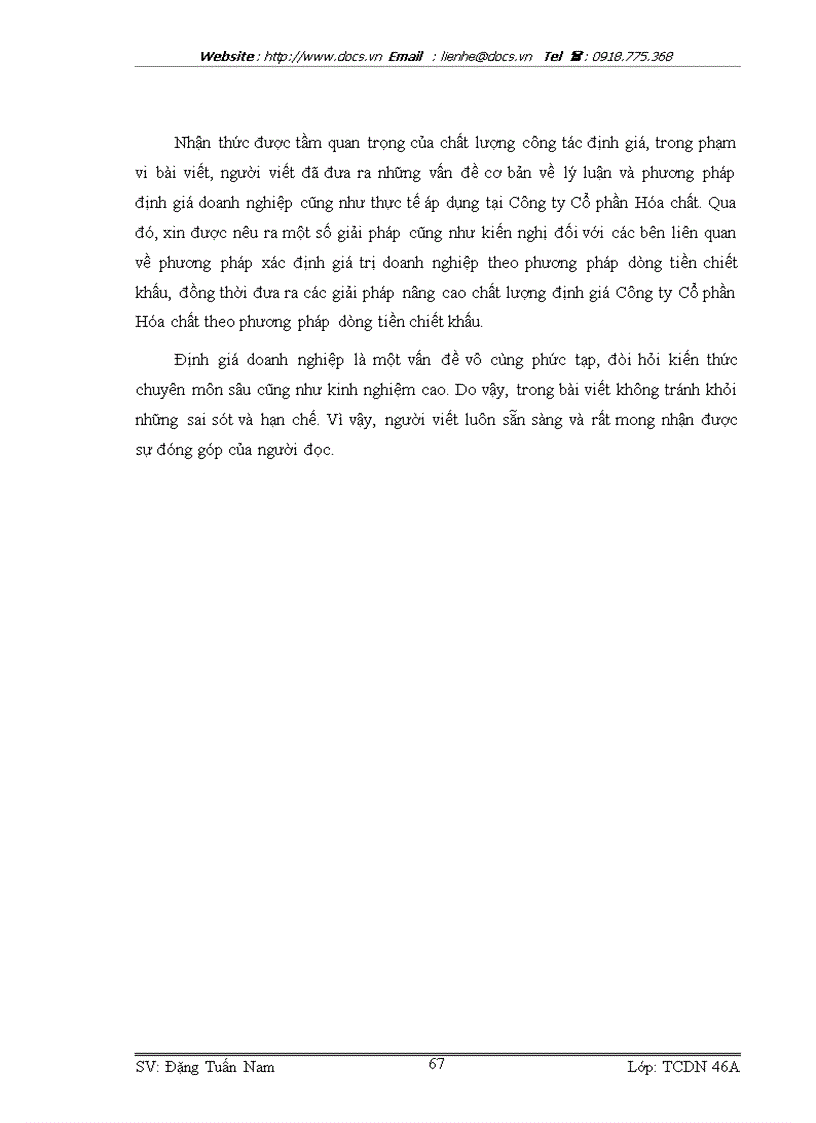 image for page Áp dụng phương pháp dòng tiền chiết khấu trong xác định giá trị doanh nghiệp tại Việt Nam