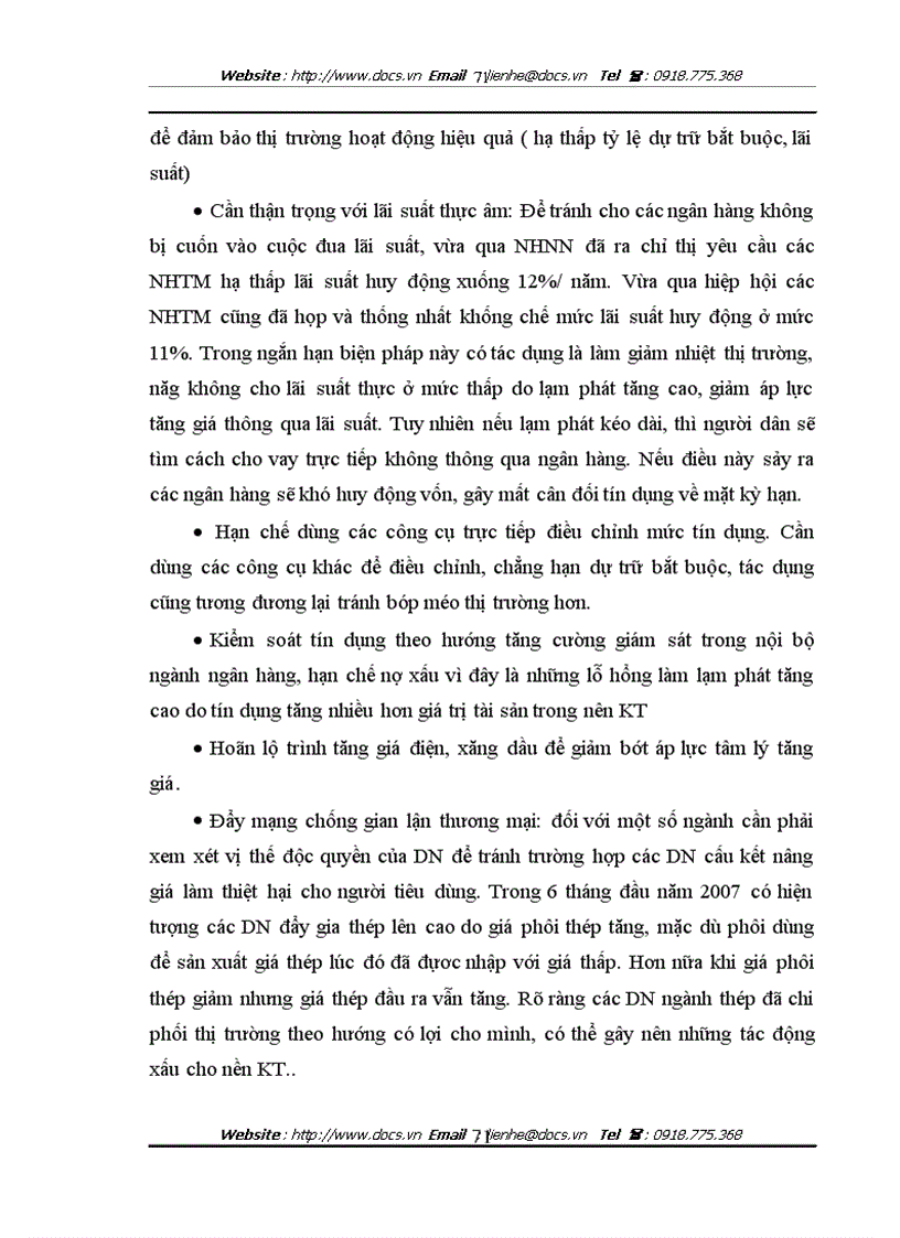 image for page Phân tích tác động của nhân tố cơ bản tới lạm phát ở VN