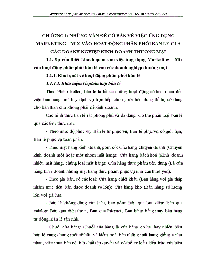 image for page Một số giải pháp nhằm tăng cường ứng dụng Marketing Mix vào hoạt động phân phối bán lẻ của Tổng công ty thương mại Hà Nội