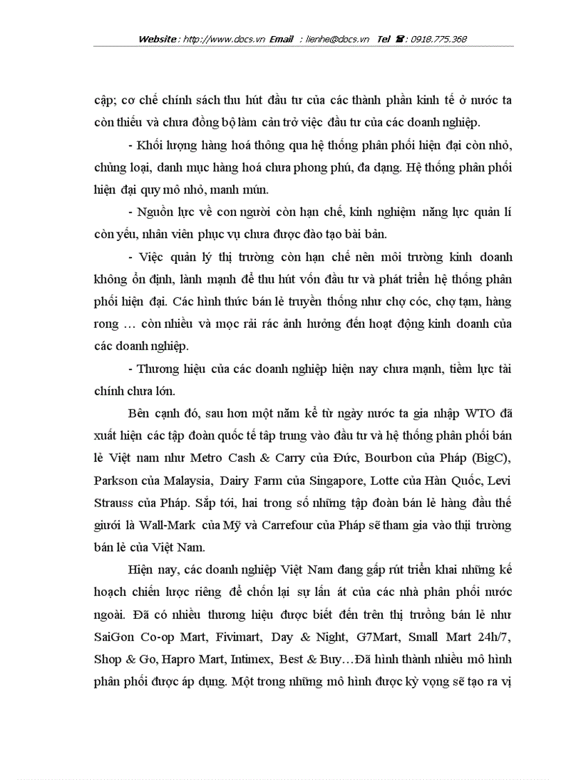 image for page Một số giải pháp nhằm tăng cường ứng dụng Marketing Mix vào hoạt động phân phối bán lẻ của Tổng công ty thương mại Hà Nội