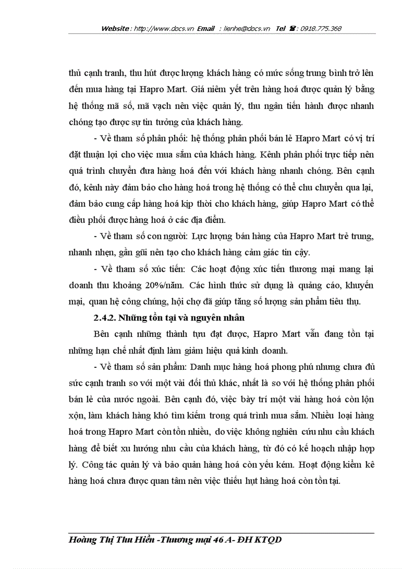 image for page Một số giải pháp nhằm tăng cường ứng dụng Marketing Mix vào hoạt động phân phối bán lẻ của Tổng công ty thương mại Hà Nội