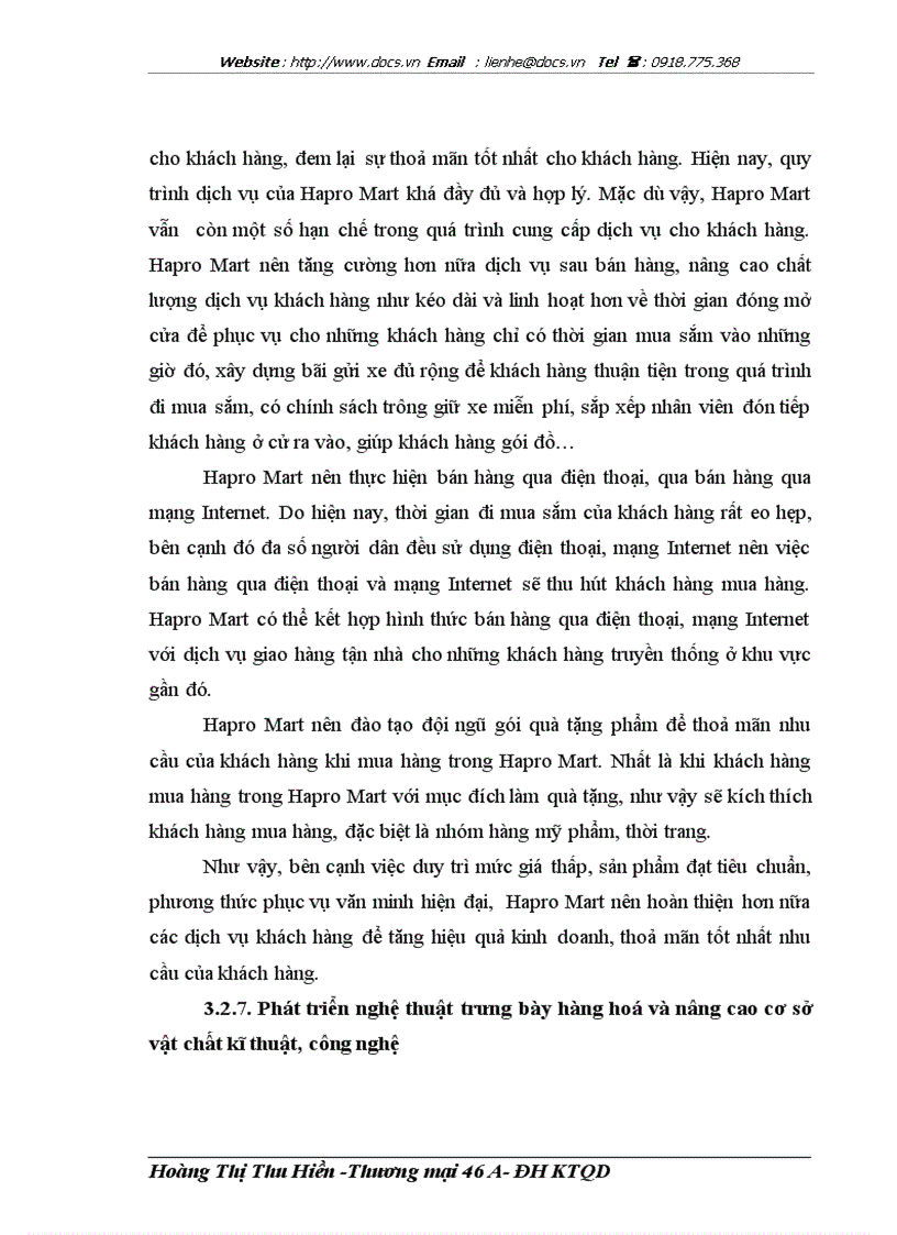 image for page Một số giải pháp nhằm tăng cường ứng dụng Marketing Mix vào hoạt động phân phối bán lẻ của Tổng công ty thương mại Hà Nội