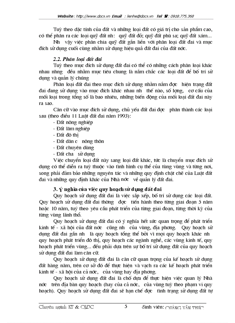 image for page Đánh giá tình hình quy hoạch sử dụng đất đai trên địa bàn thị xã Sơn la