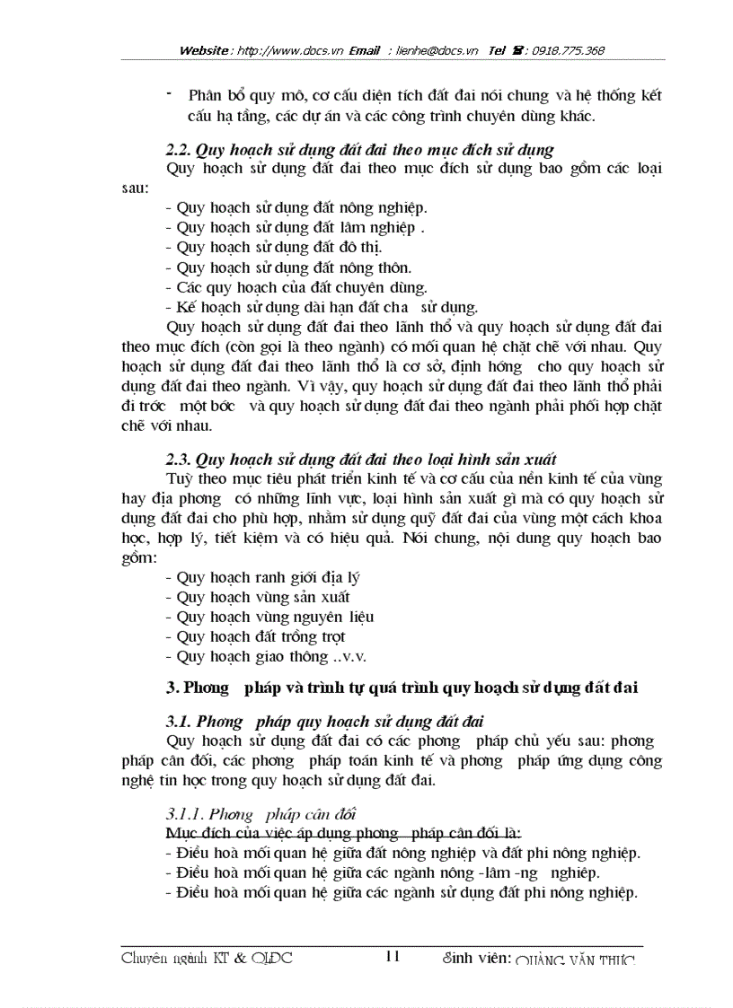 image for page Đánh giá tình hình quy hoạch sử dụng đất đai trên địa bàn thị xã Sơn la