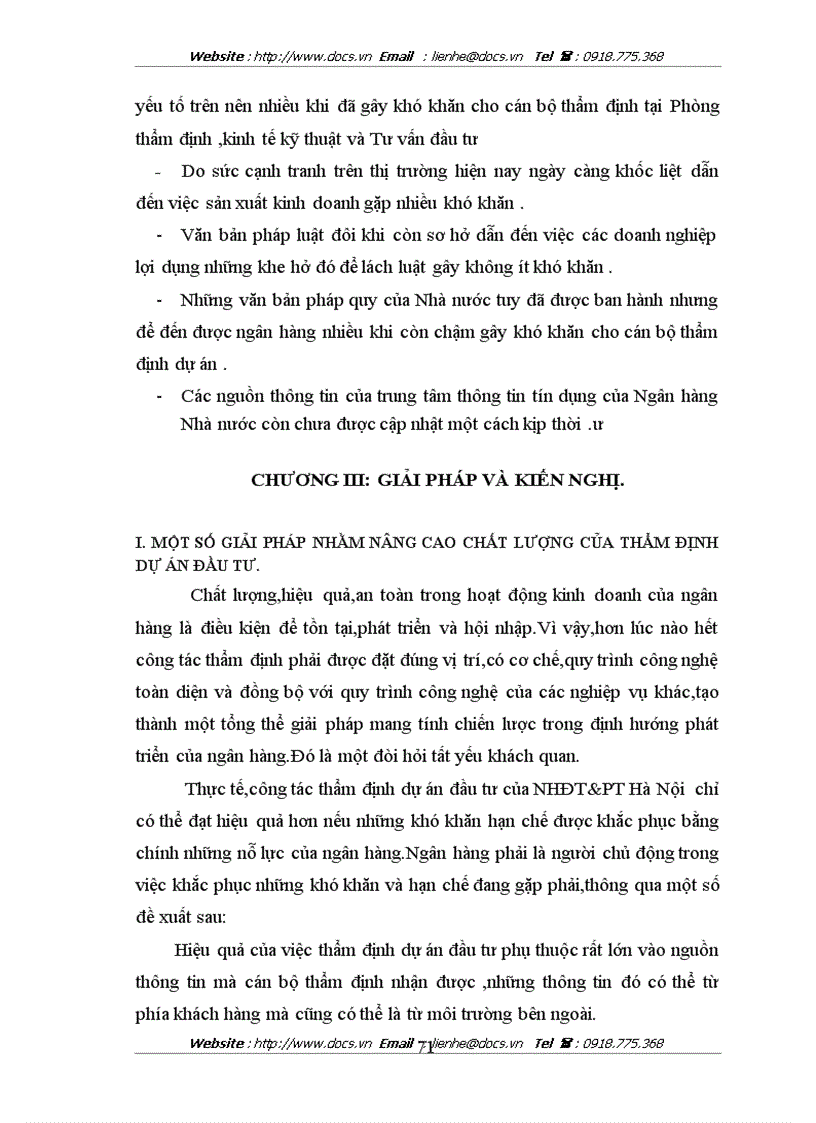 image for page Thẩm định dự án đầu tư của NHĐT PT Hà Nội