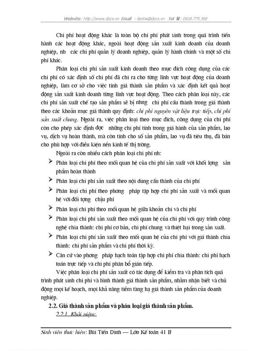 image for page Tổ chức kế toán CPSX tính GTSP ở C ty CP chè Kim Anh