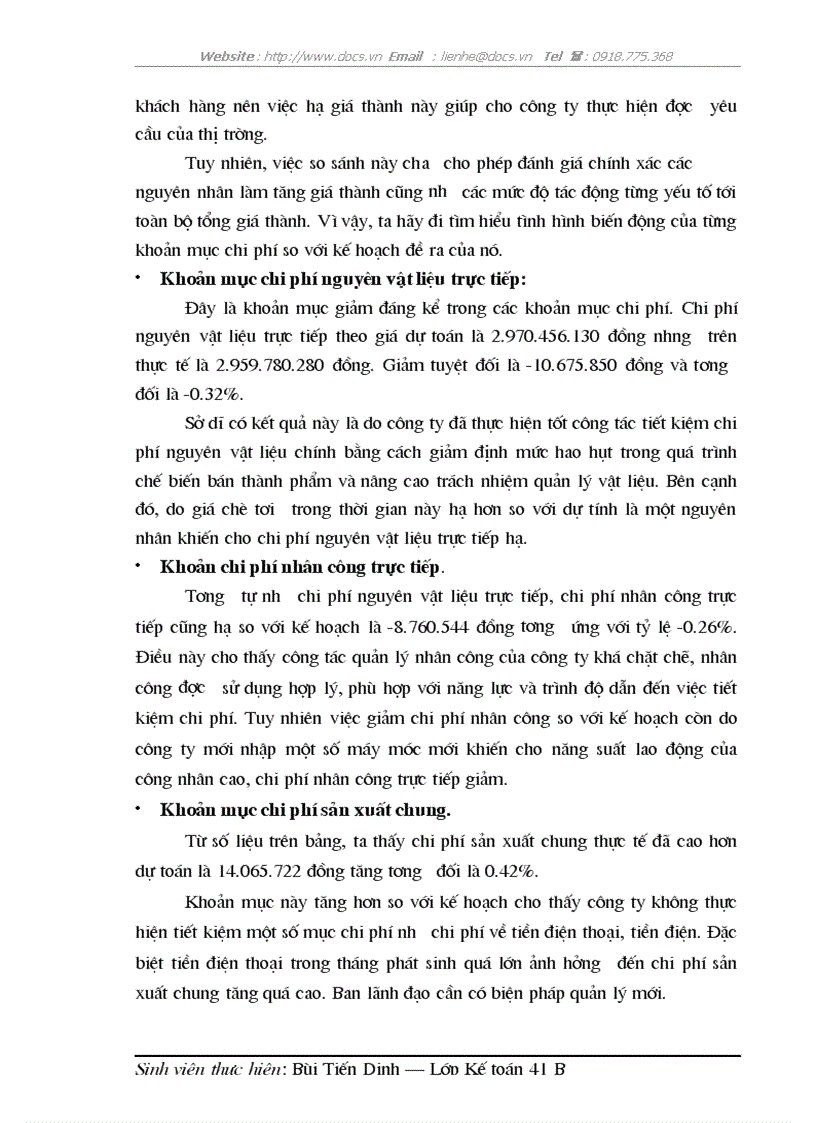 image for page Tổ chức kế toán CPSX tính GTSP ở C ty CP chè Kim Anh