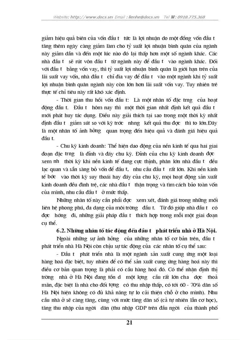 image for page Đầu tư vào nhà ở Hà Nội thực trạng và một số giải pháp